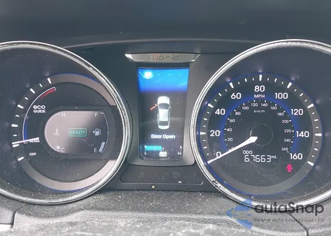 2012 Hyundai Sonata Hybrid z USA, uszkodzony, nr VIN KMHEC4A40CA031572